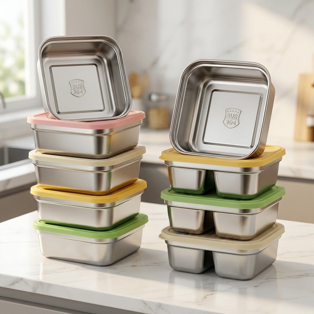 Food Storage Bowls - Pojemnik na owoce i warzywa, sztaplowany,
