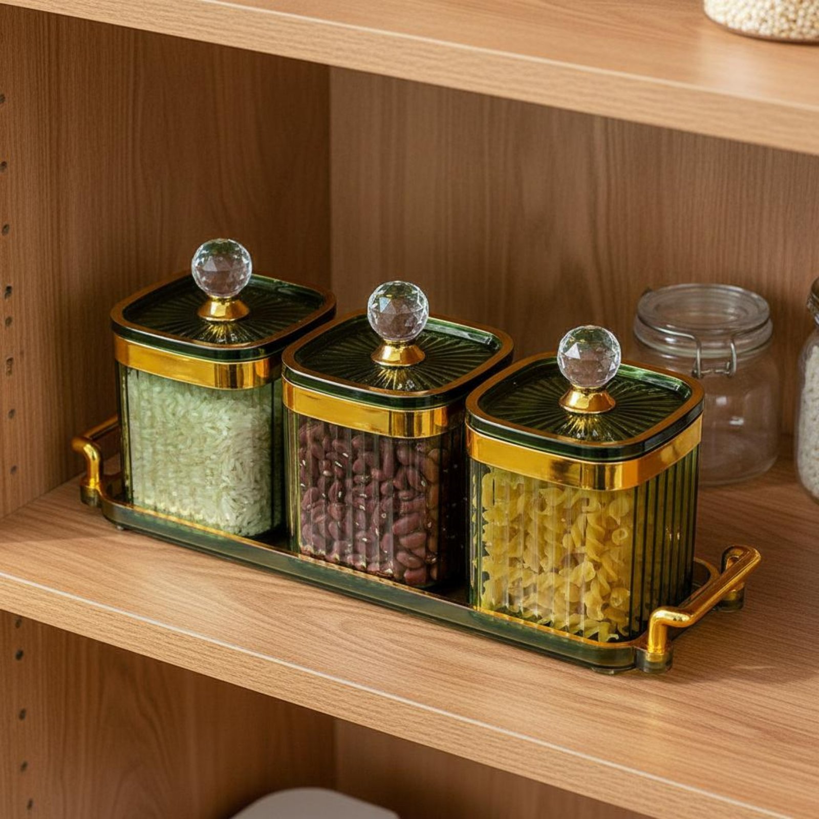 Food Storage Bowls - Dekoracyjny zestaw pojemników na przekąski z