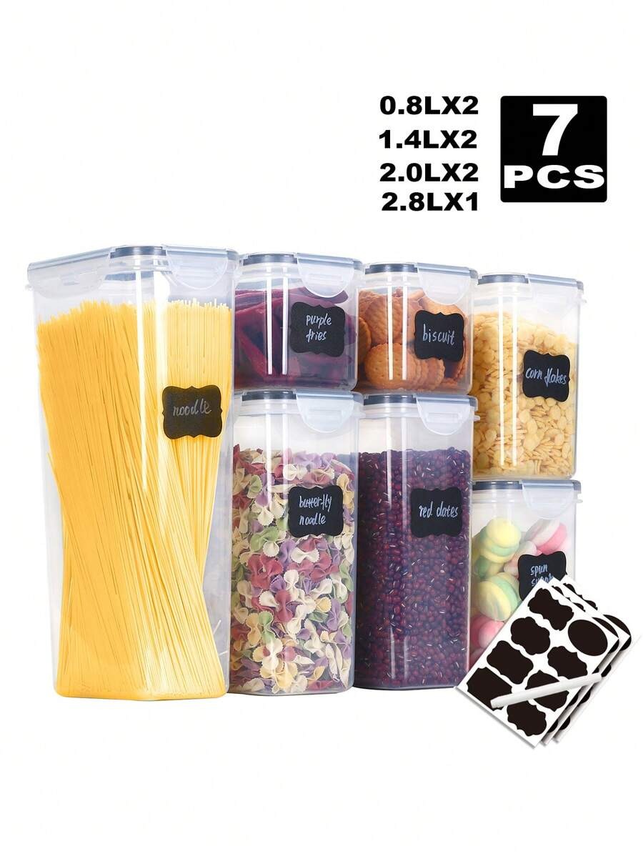 Food Storage Jar Labels - 1/3/5/7 szt. Słoiki do przechowywania żywności