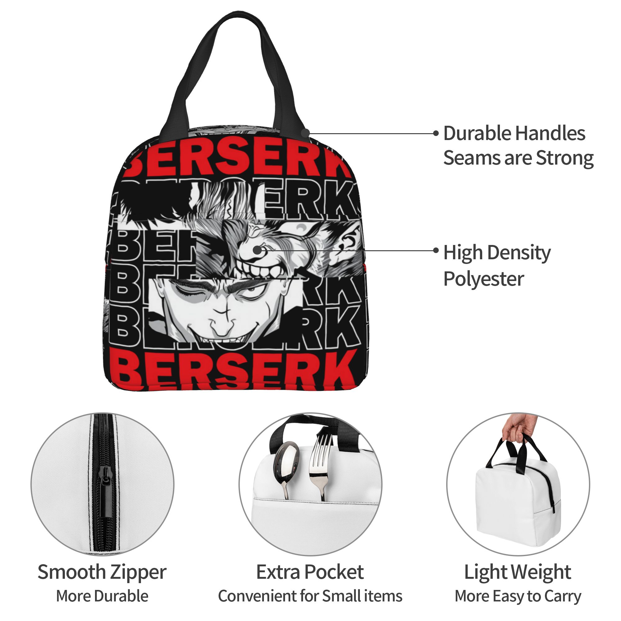 Food Storage Roll Bags - Torba termiczna na lunch B-Berserks z