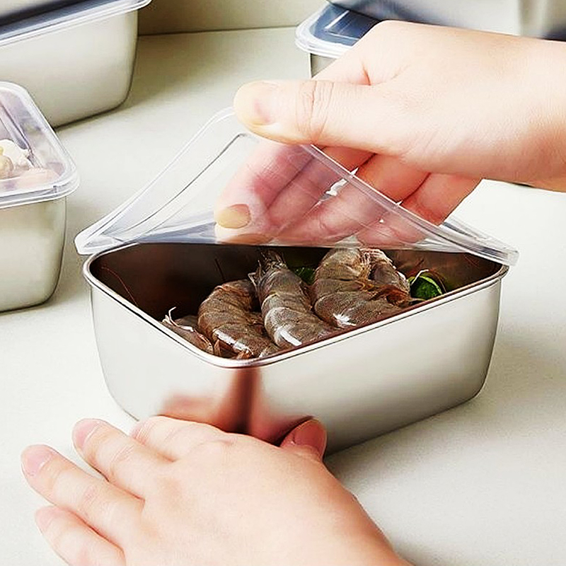 Food Storage Vault - 600ml lodówka ze stali nierdzewnej pudełko