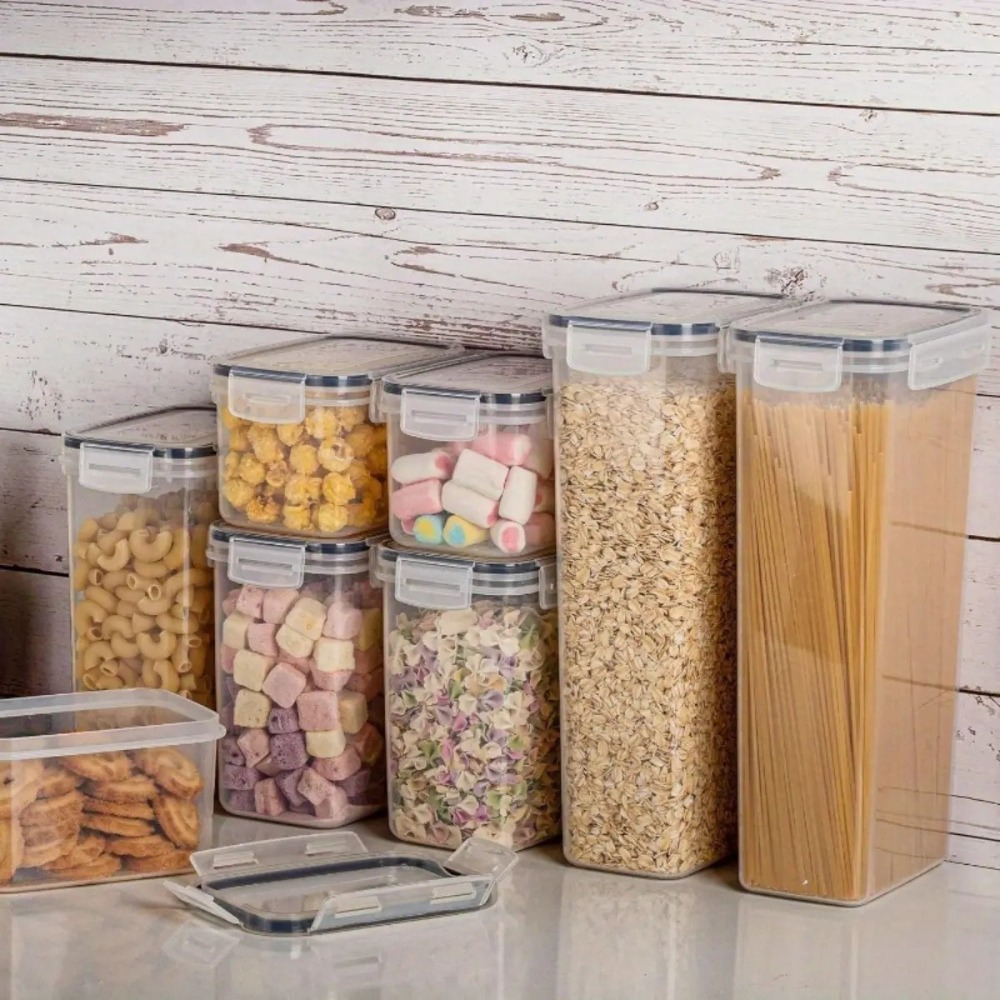 Food Storage Jar Labels - 8 szt. Hermetycznych pojemników na żywność