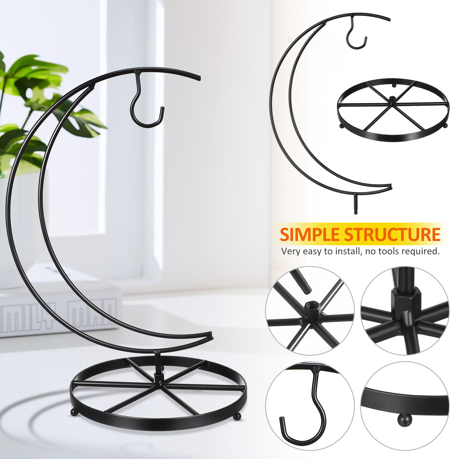 Metalowy wieszak na owoce, sto – Food Storage Rack For Kitchen recenzja i cena