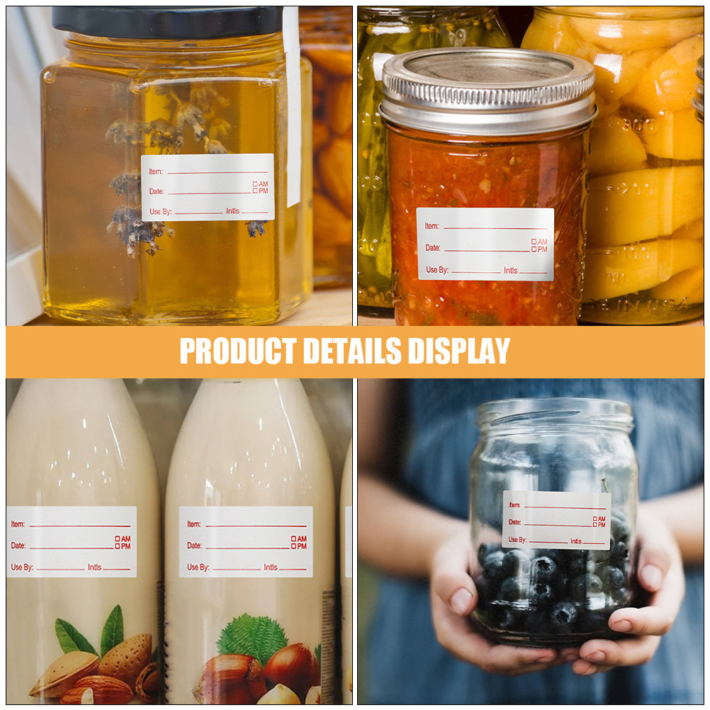2 rolki etykiet do przechowywa – Food Storage Jar Labels recenzja i cena