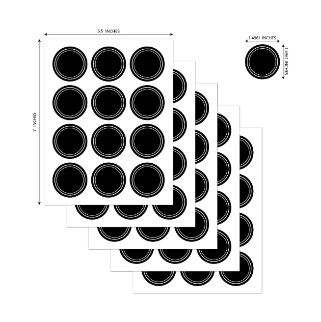 Wodoodporne, wielokrotnego uży – Food Storage Jar Labels recenzja i cena