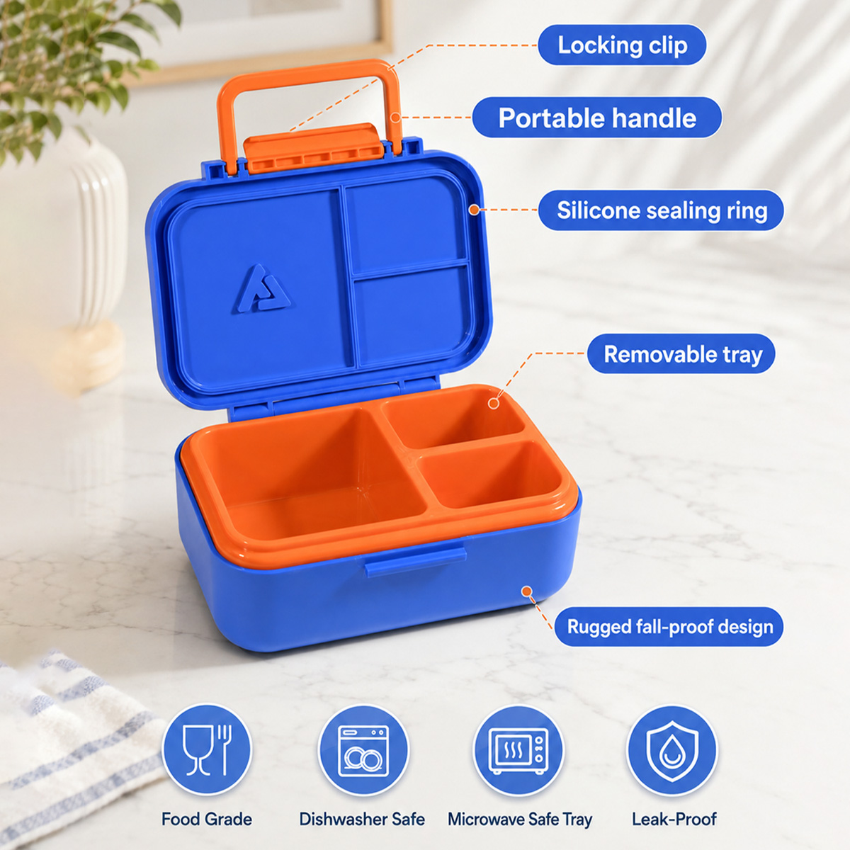 Pudełko na lunch Bento z izolo – Food Storage Meal Prep recenzja i cena