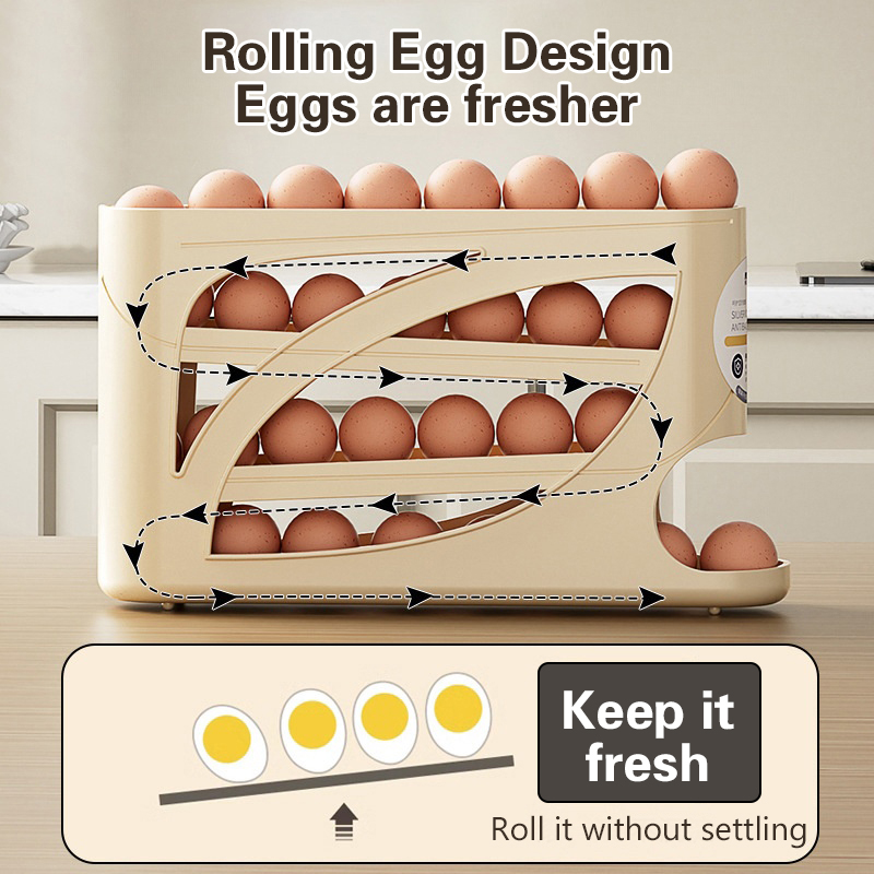 4-poziomowy automatyczny pojem – Food Storage Rack For Kitchen recenzja i cena