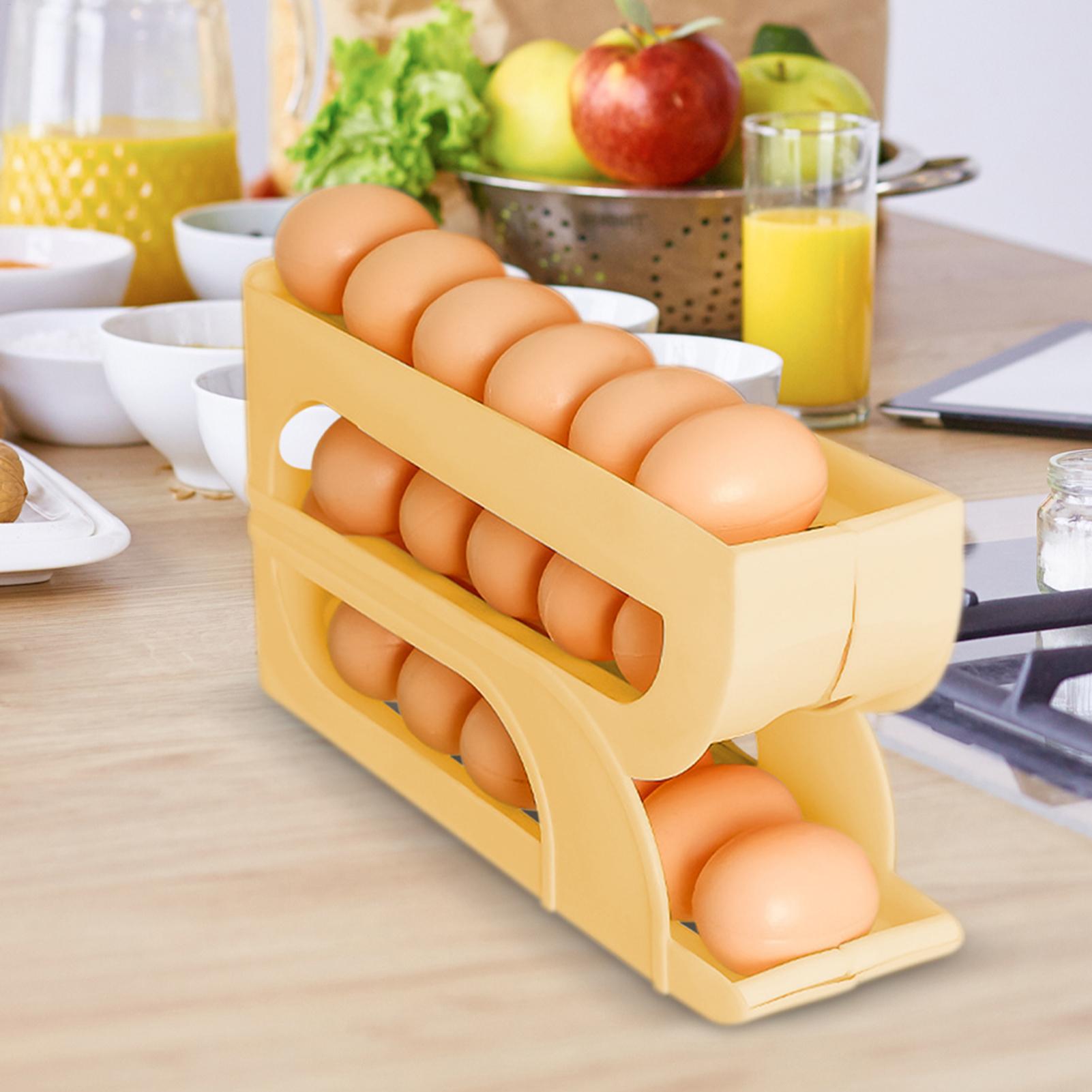 Automatyczny podajnik do jajek – Food Storage Rack For Kitchen recenzja i cena