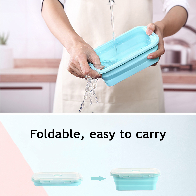 Składany silikonowy pojemnik n – Food Storage Eco Friendly recenzja i cena