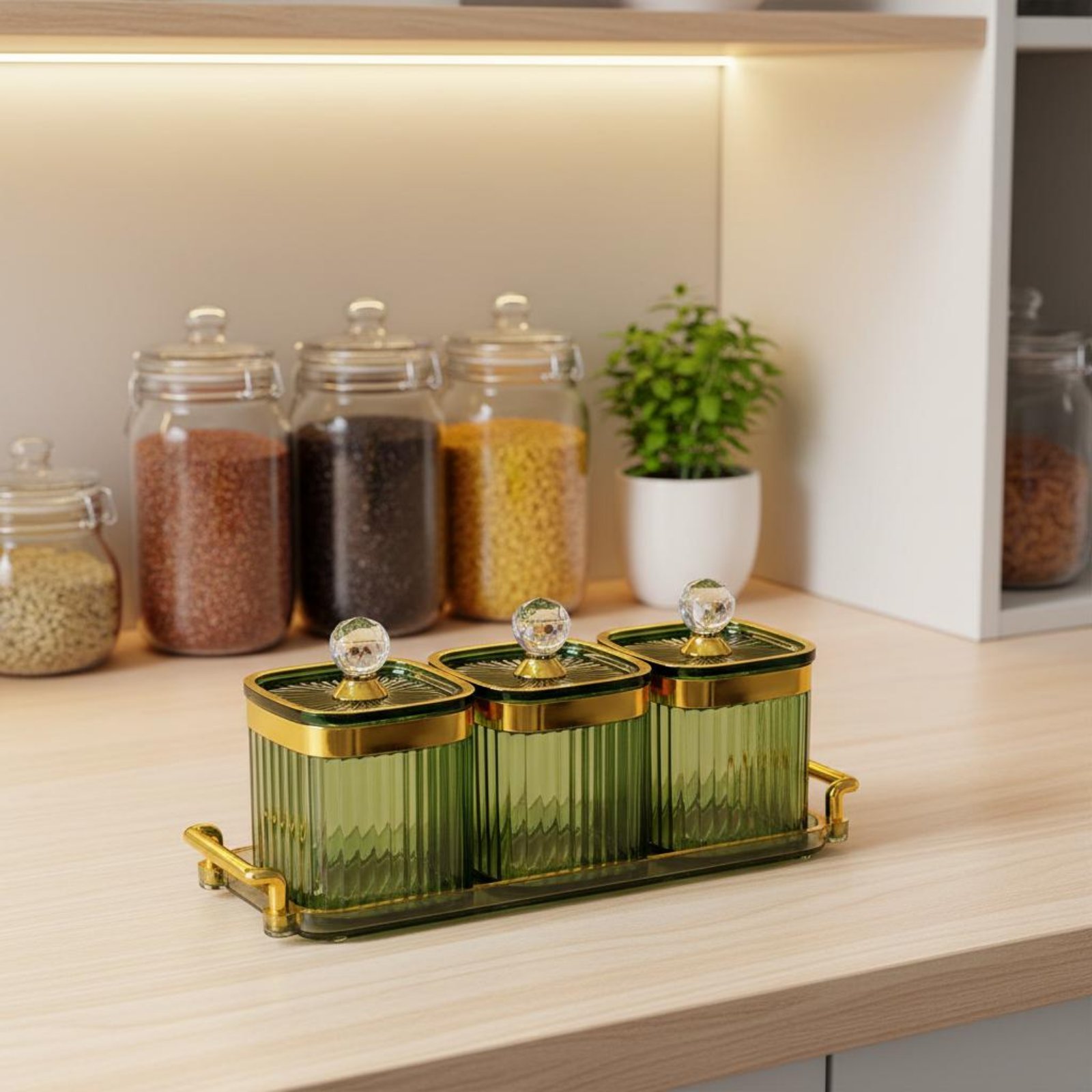 Dekoracyjny zestaw pojemników  – Food Storage Bowls recenzja i cena
