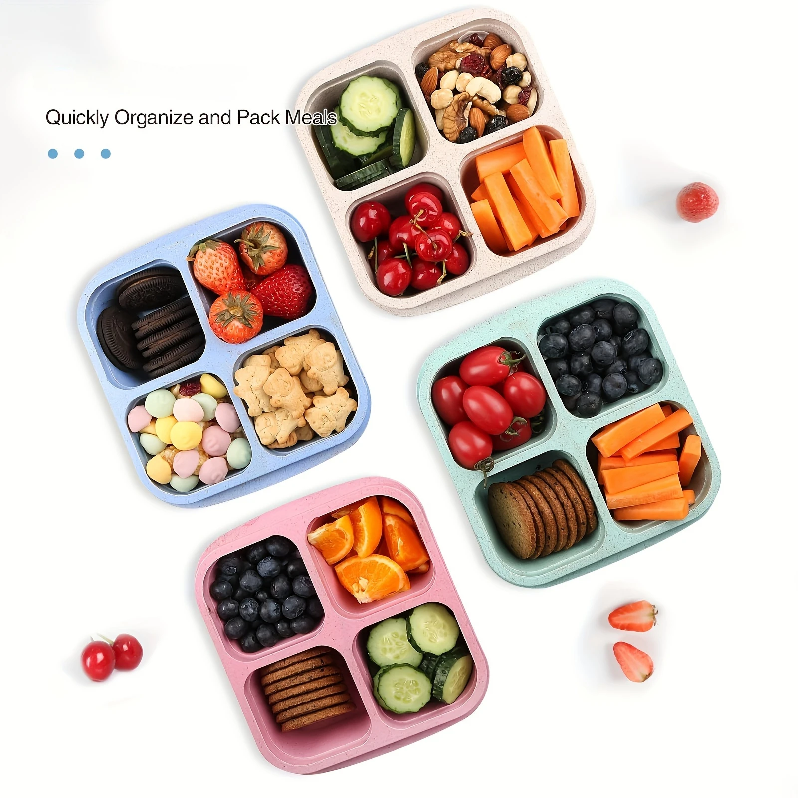 Pojemnik na przekąski z cztere – Food Storage Meal Prep recenzja i cena