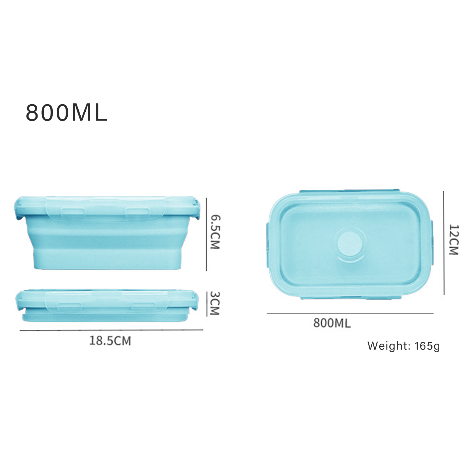 Silikonowy pojemnik na lunch,  – Food Storage Bowls recenzja i cena