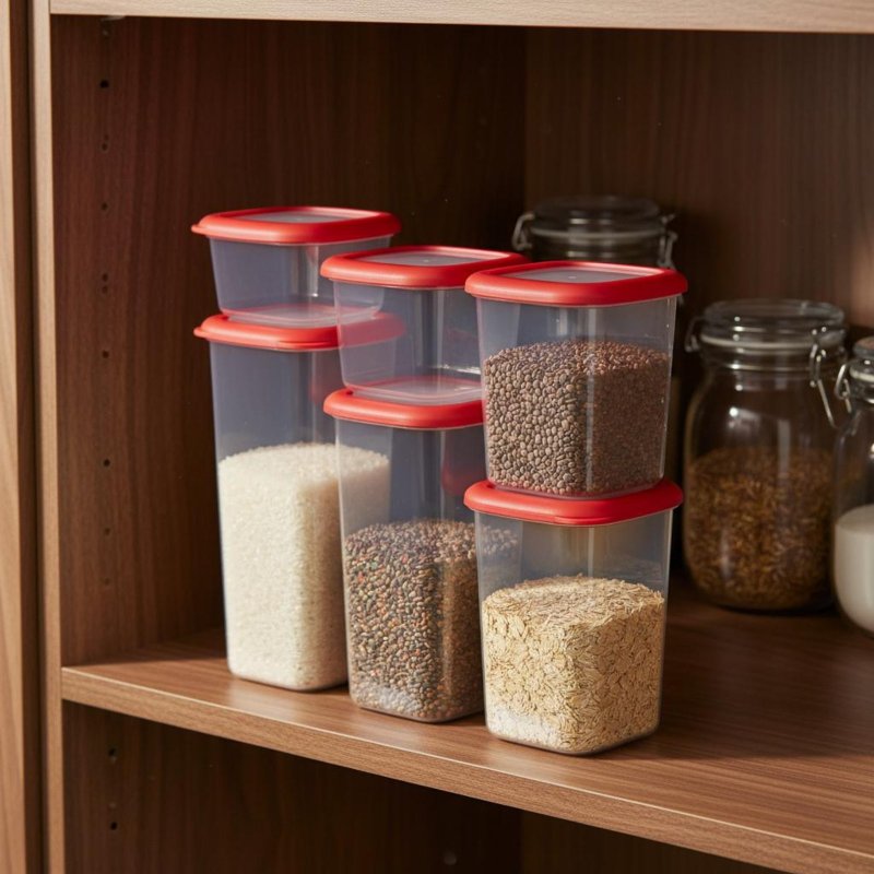 6-częściowy zestaw szczelnych  – Food Storage Bins recenzja i cena