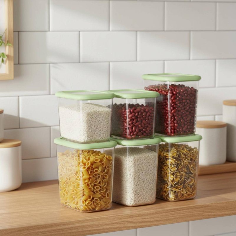 6-częściowy zestaw szczelnych  – Food Storage Bins recenzja i cena