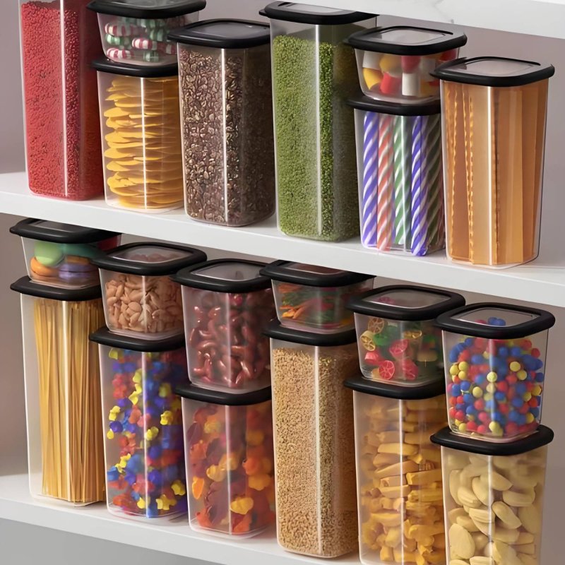 6-częściowy zestaw szczelnych  – Food Storage Bins recenzja i cena
