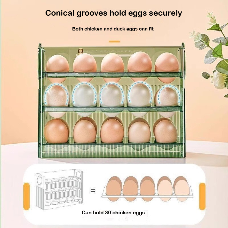 Automatyczny pojemnik na jajka – Food Storage Rack For Kitchen recenzja i cena