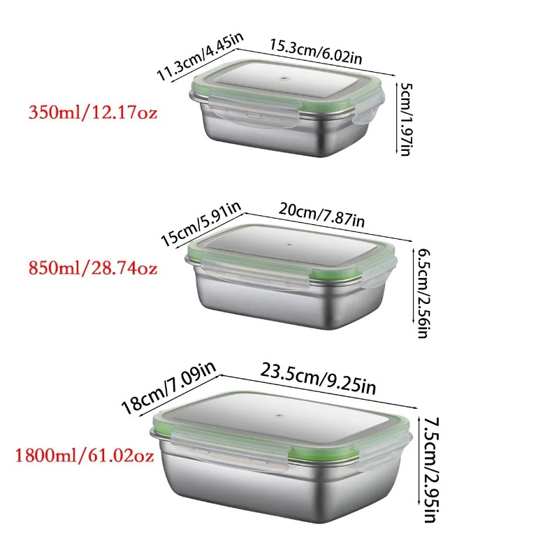 Zestaw pojemników na lunch ze  – Food Storage Eco Friendly recenzja i cena