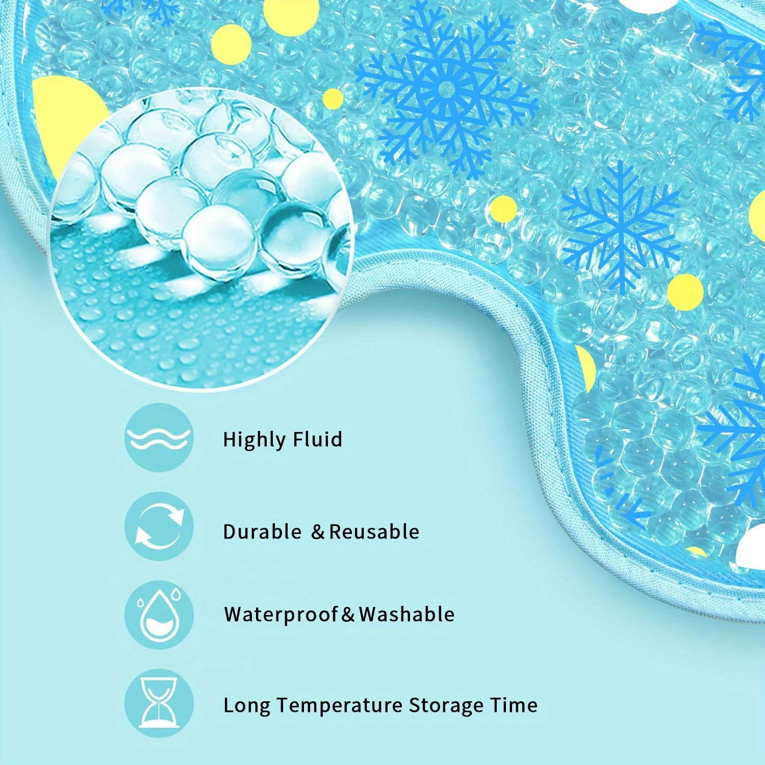 Chłodząca maska na oczy z żelo – Cold Pack Ice Gel recenzja i cena