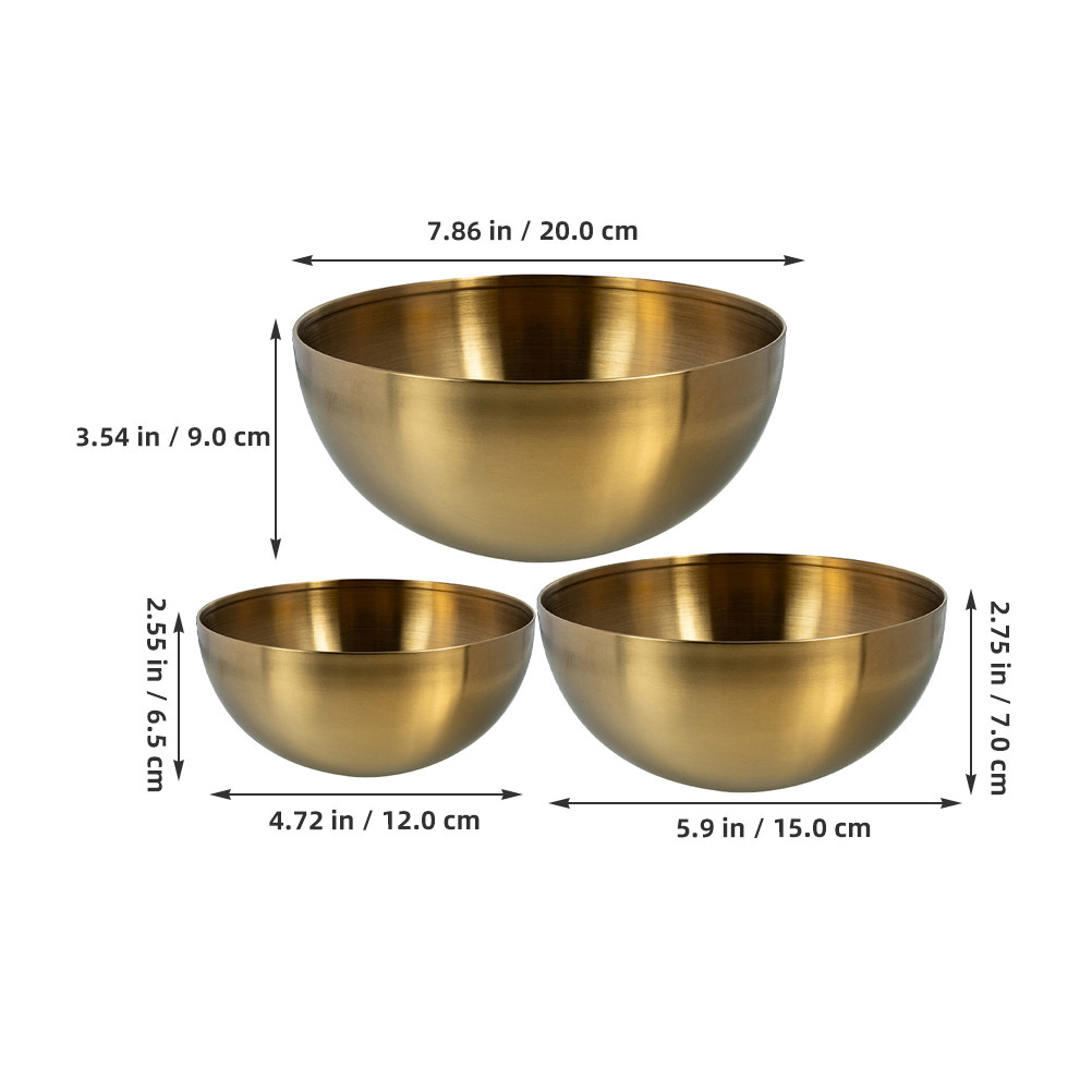 3 sztuki misek ze stali nierdz – Food Storage Bowls recenzja i cena