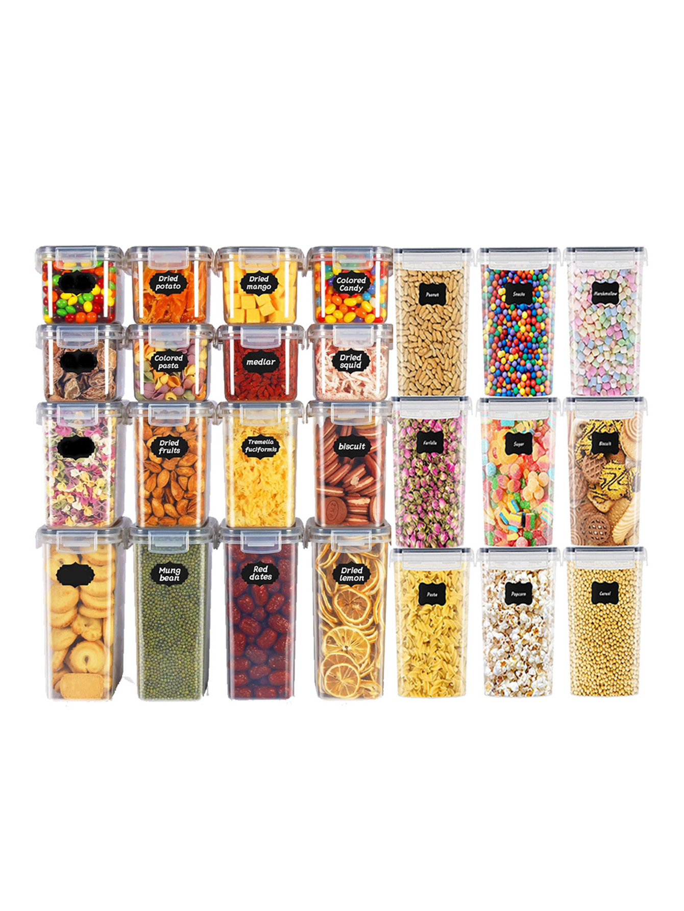 48 sztuk, szczelne pojemniki d – Food Storage Jar Labels recenzja i cena