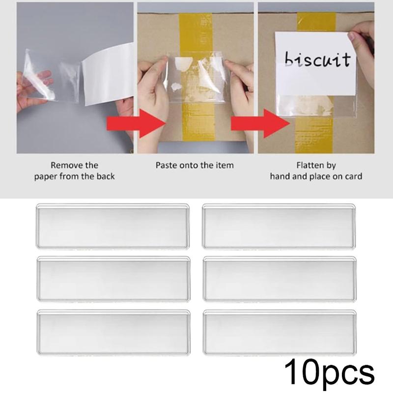 10 szt. Przezroczyste, samoprz – Food Storage Jar Labels recenzja i cena
